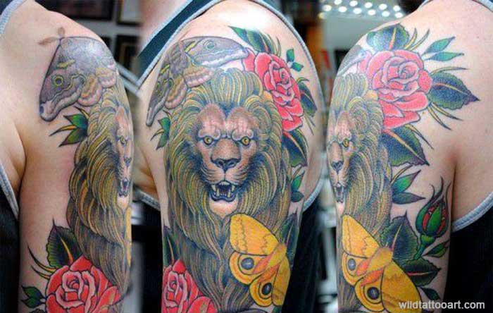 Origem da tatuagem de leão