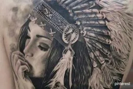Tatuagens de Índias Super Atrativas tatuagens de índias