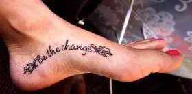 tattoo no pé