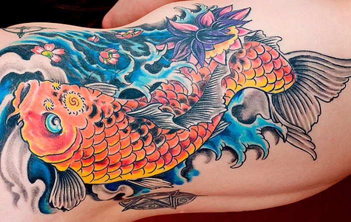 Significado de tatuagens de Carpas (peixe Koi), BlendUp Tattoos