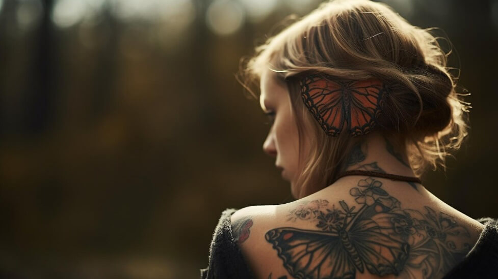 borboleta tatuagem