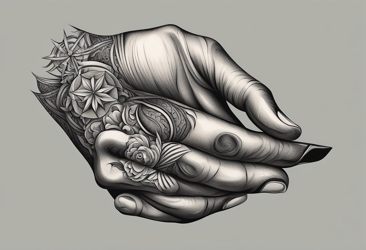 Conclusão – Tatuagem na mão masculina | Visão Tattoo Curitiba
