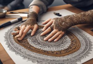 tatuagem de henna masculina