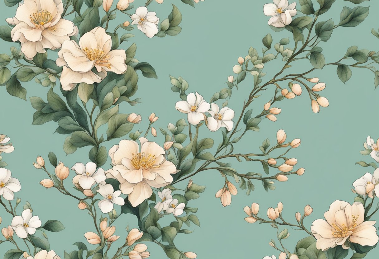 Tattoo Delicada: Ideias e Cuidados Essenciais Uma delicada trepadeira de flores se enrolando em um delicado pulso, com pequenas flores e detalhes intrincados.