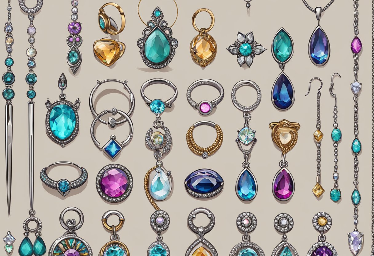 Lojas de Piercing Perto de Mim: Encontre as Melhores Opções Locais Uma variedade de piercings e joias exibidas em uma loja de piercings perto de mim
