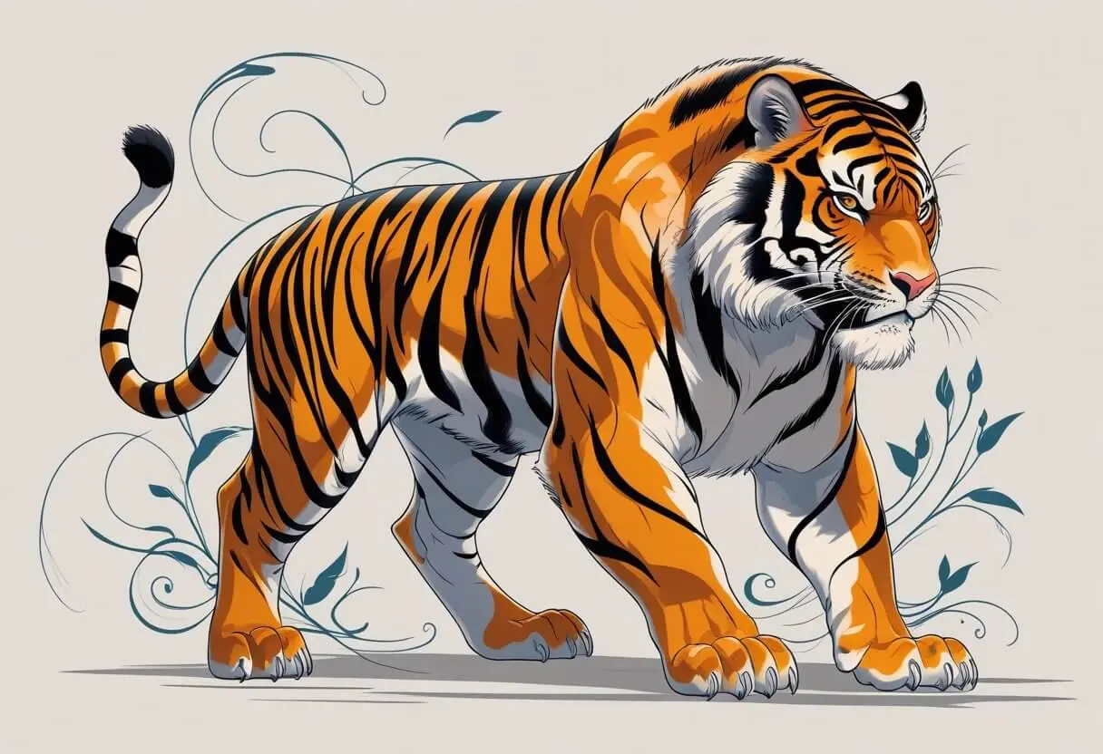 tatuagem tigre