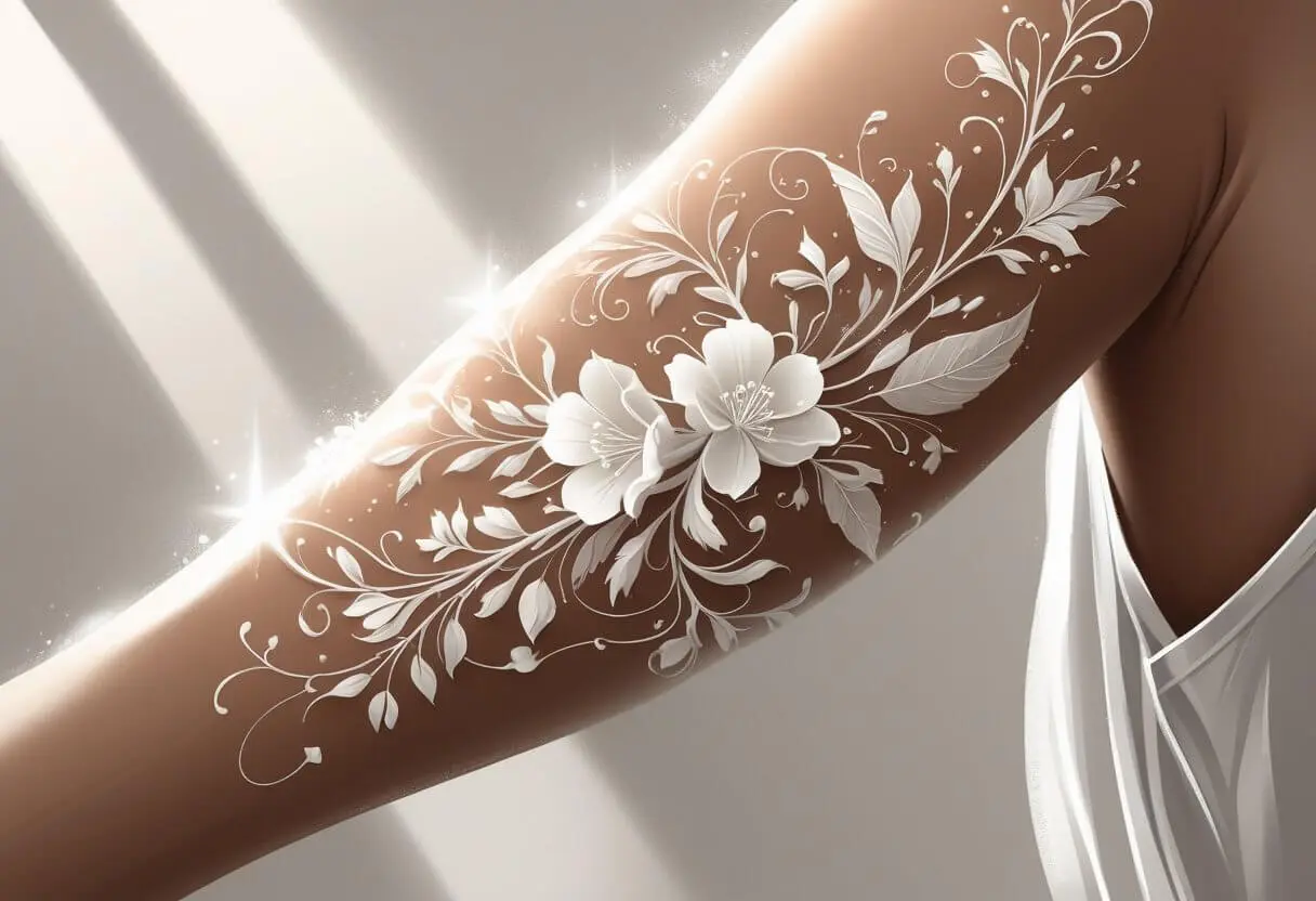 tatuagem branca