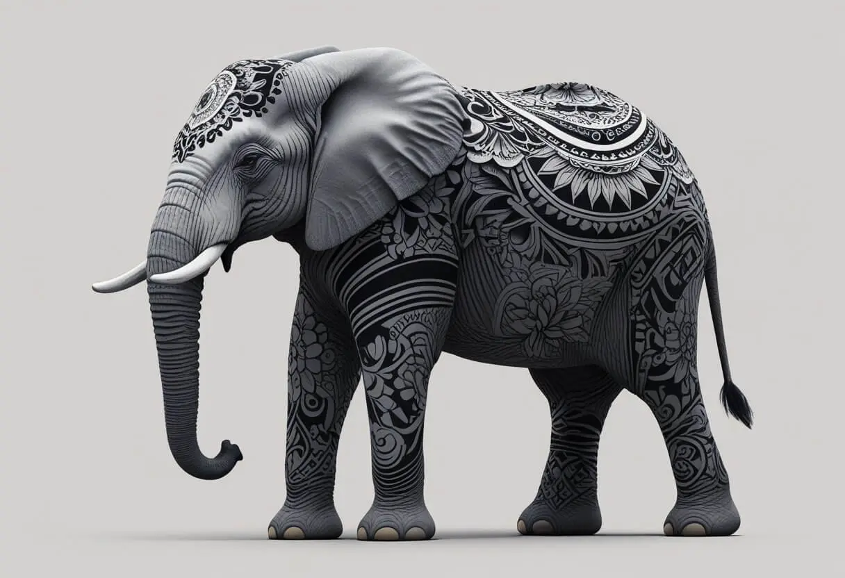 elefante tatuagem