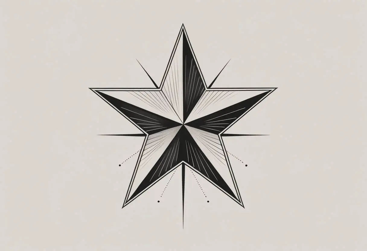 estrela tatuagem