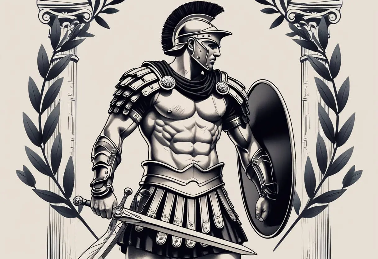 Gladiador Tatuagem: Significados, Estilos e Inspirações gladiador tatuagem