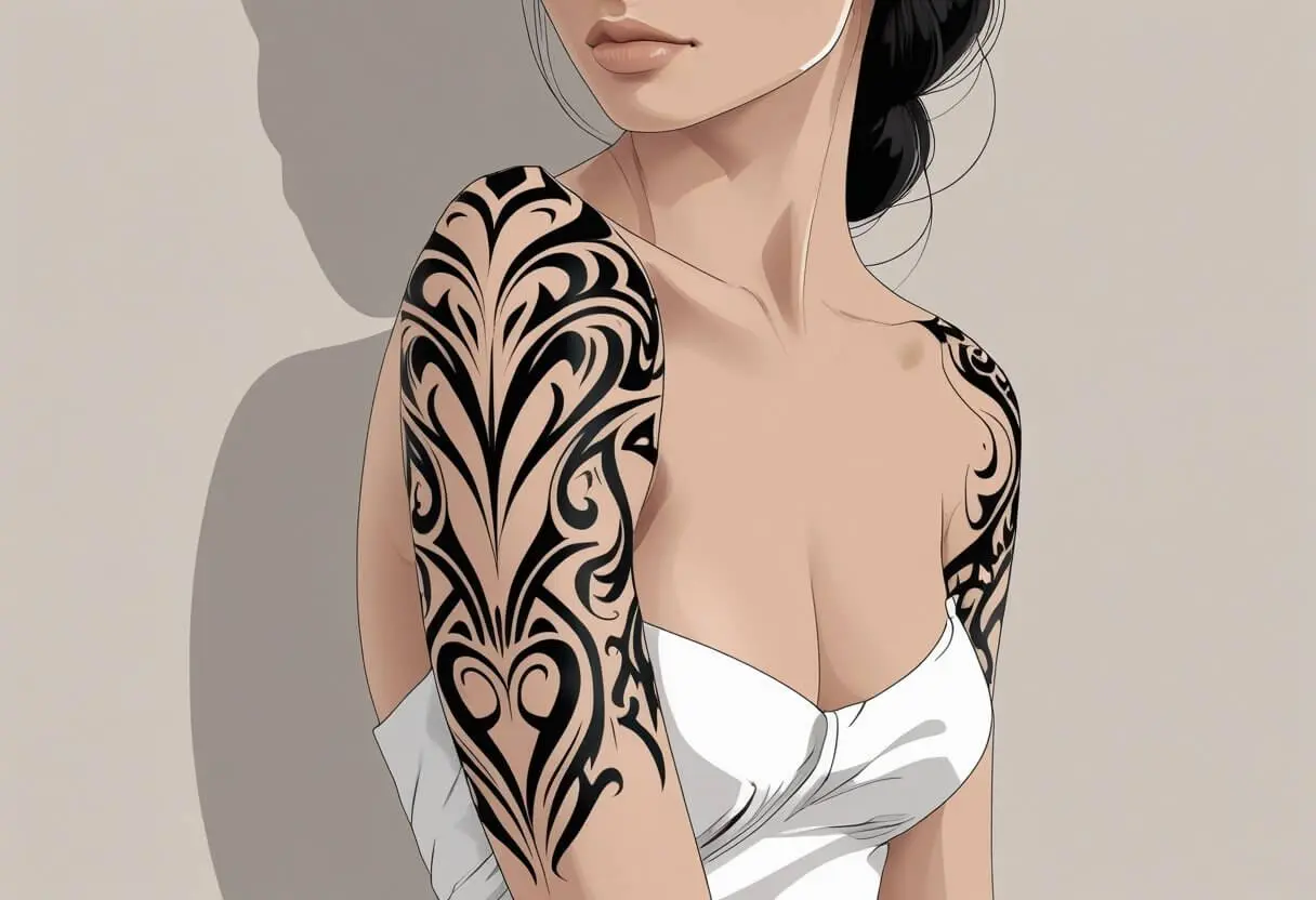 Tatuagem Tribal Feminina: Estilos, Significados e Inspirações tatuagem tribal feminina