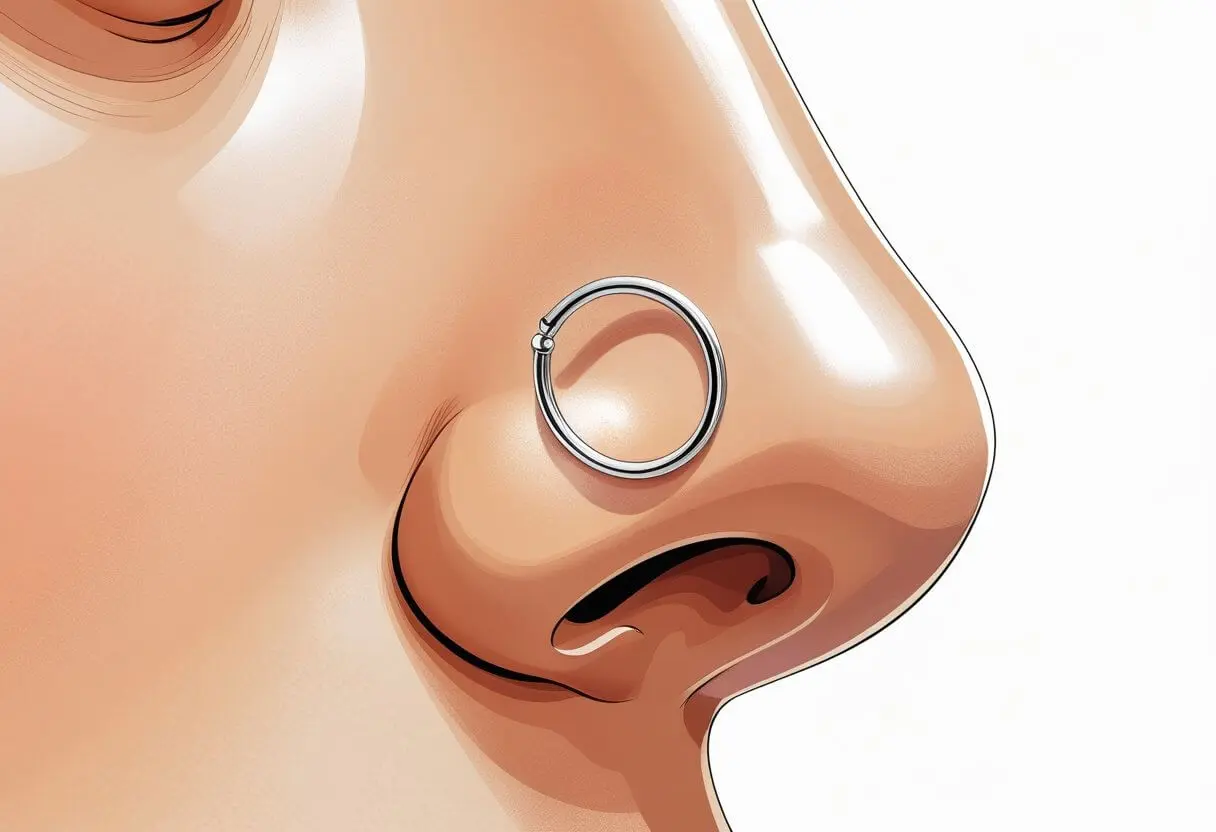 Piercing No Nariz Septo: Estilo, Cuidados e Tendências piercing no nariz septo