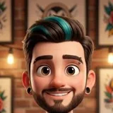 Luke, mascote de tatuagem da Visão Tattoo